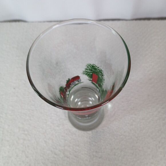 Budweiser Clydesdales Beer Glass Libbey Pilsner 12 oz Horses Vintage 1991 - Picture 9 of 11